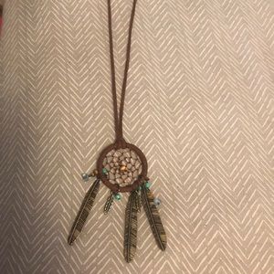 Dream catcher necklace